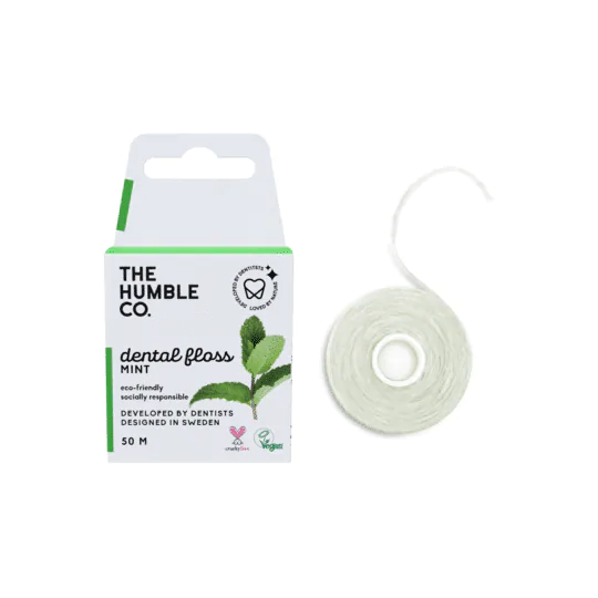 Зубна нитка-флос Humble, 50м - 2921, Гігієна ротової порожнини, Зубні нитки, Міжзубний догляд, Засоби догляду за ротовою порожниною, фото, купити Зубна нитка-флос Humble, 50м - 2921, Гігієна ротової порожнини, Зубні нитки, Міжзубний догляд, Засоби догляду за ротовою порожниною, фото, купити