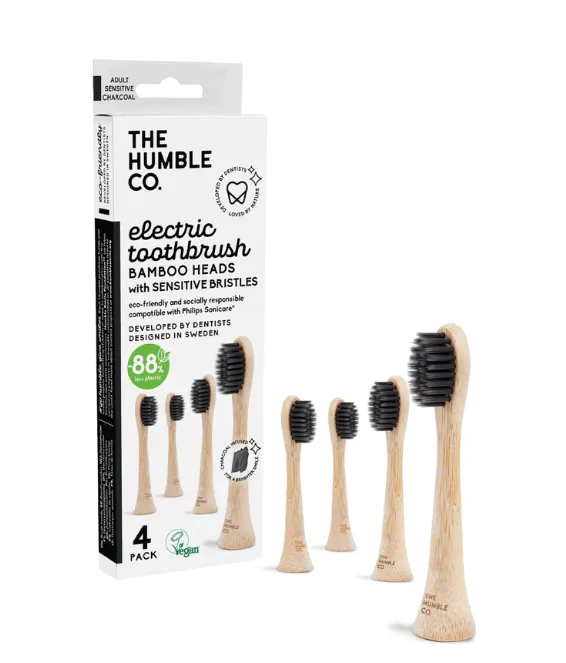 Насадки Humble для електричної зубної щітки Philips, 4шт - 9326, Гігієна ротової порожнини, Електричні насадки, Засоби догляду за ротовою порожниною, Зубні щітки та насадки, фото, купити