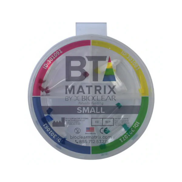 Bioclear Black Triangle, набір матричної системи «для чорних трикутників», асорті 40 шт. - 12049, Матриці, Стоматологічні матричні системи, фото, купити Bioclear Black Triangle, набір матричної системи «для чорних трикутників», асорті 40 шт. - 12049, Матриці, Стоматологічні матричні системи, фото, купити